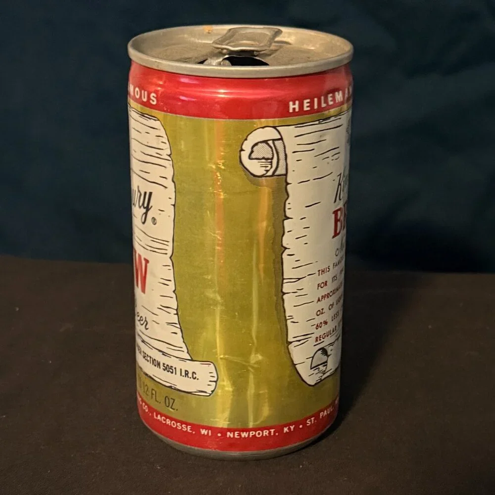 Kingsbury Brew Near Beer vintage aluminum beer can